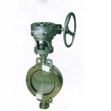 D373H蝸輪傳動(dòng)對夾式金屬硬密封蝶閥